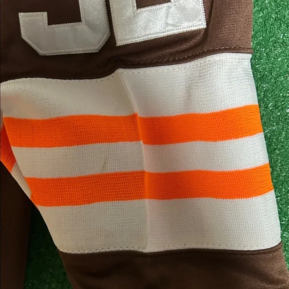 Jim Brown NFL throwback Jersey Cleveland browns! Size 52 Mitchell & Ness - Picture 5 of 13